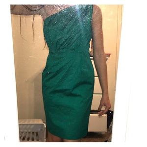 J. Crew Pleated One Shoulder Dress👗